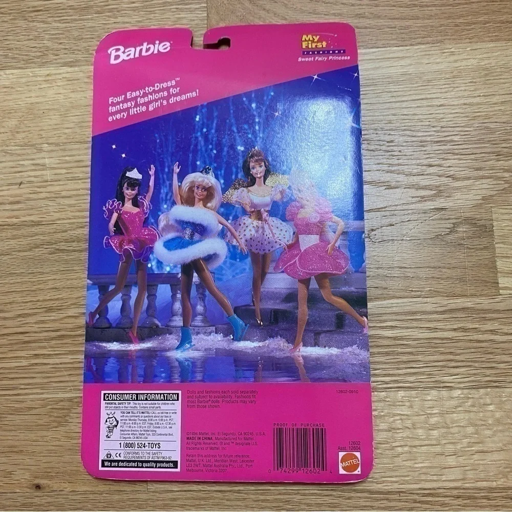 Vintage Barbie My First Fashions Glittery Ice Skater Outfit NEW Mattel Blue